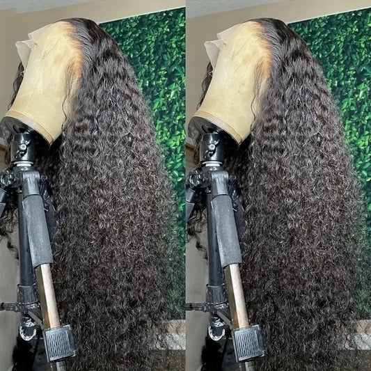 Creative Fashion Front Lace Black Long Curly Hair