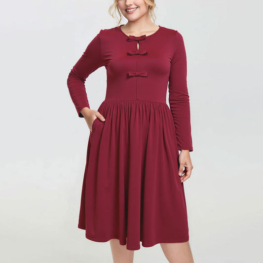 Long Sleeve French Style Vintage Chic Workwear Piece